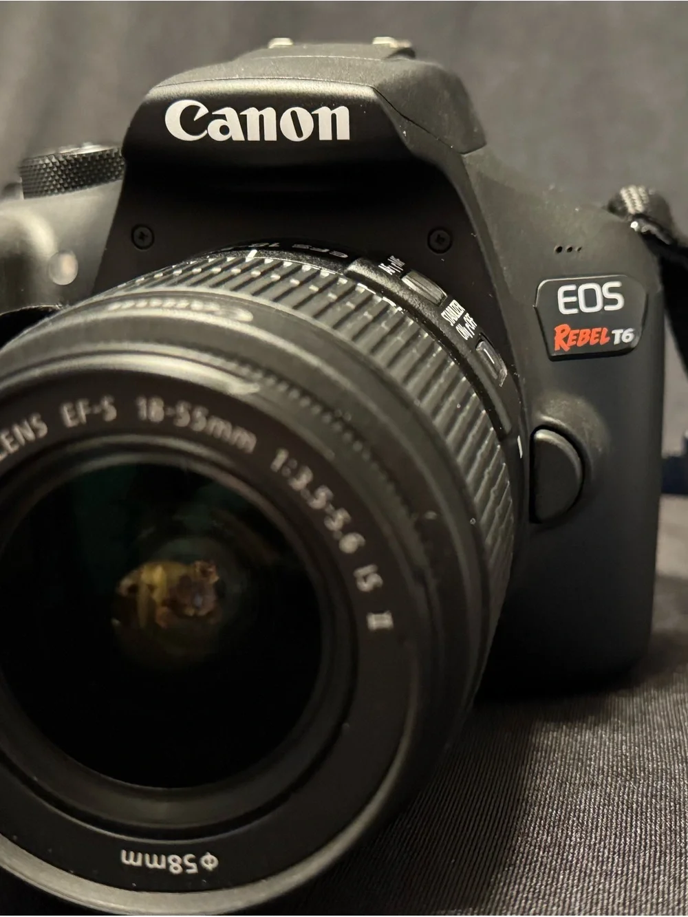 Canon DSLR Camera in Black with EF-S 18-55mm Lens